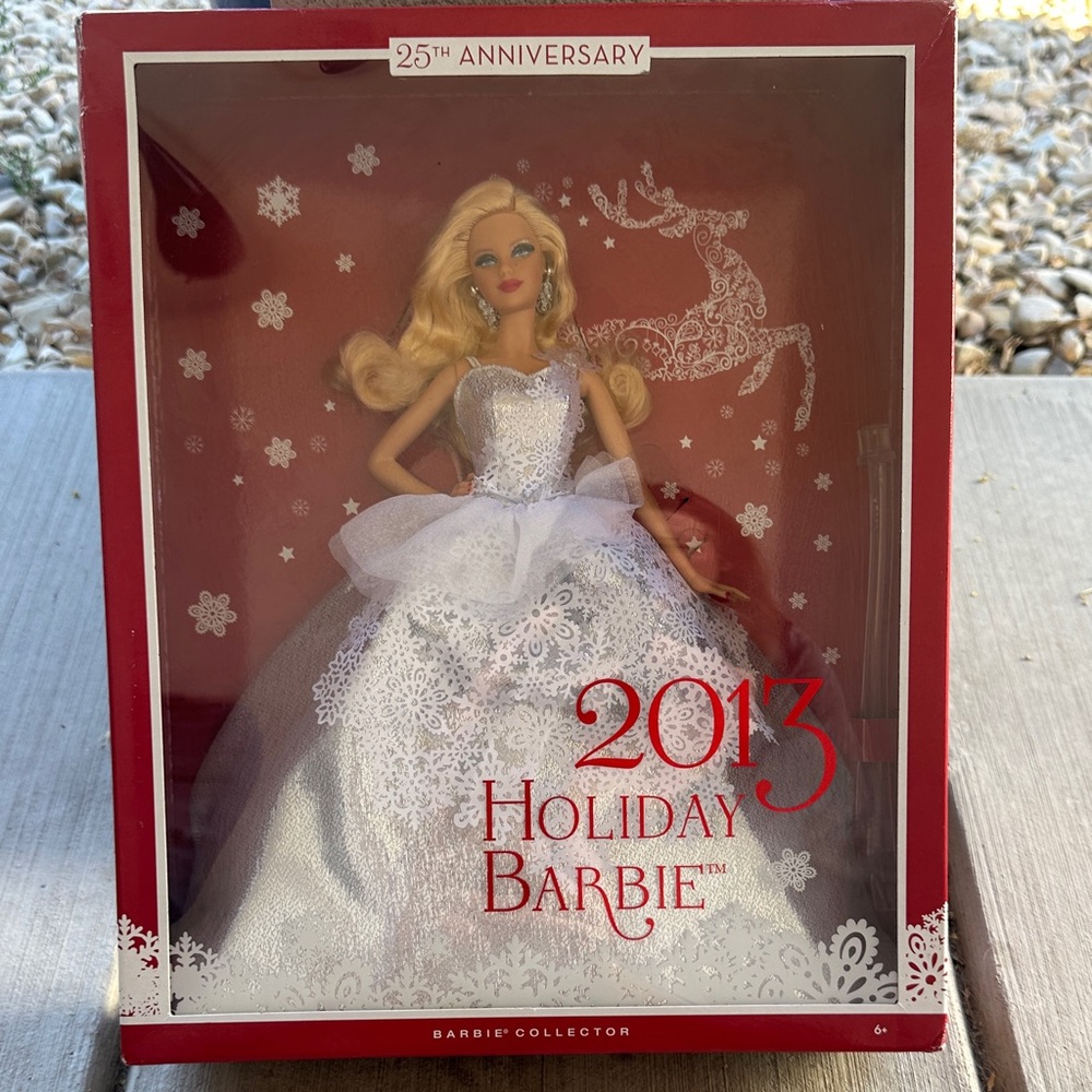 Barbie Holiday Collector Doll - White and Silver